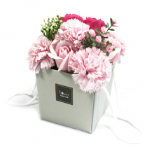 Soap Flower Bouquet - Pink Rose & Carnation